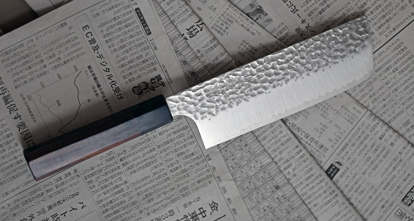 Kouhei-Shinmatsu ZDP-189 Nakiri Silver 170mm (6.7")