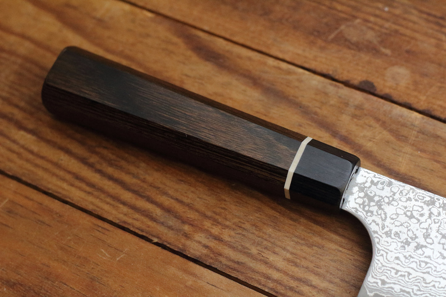 Bunka Black Damascus 165mm (6.5")