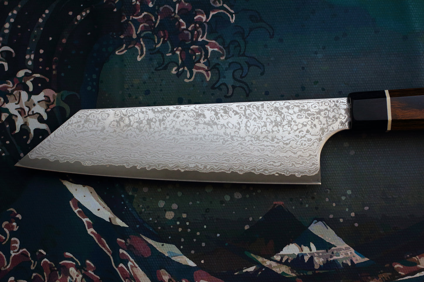 Bunka Black Damascus 165mm (6.5")